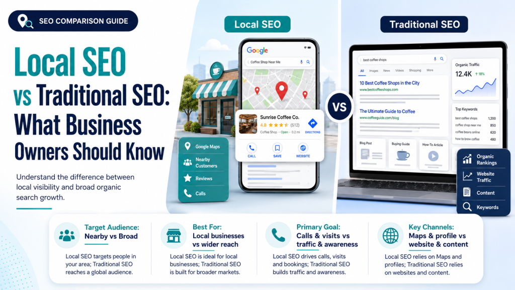 Local SEO vs Traditional SEO: What Business Owners Should Know